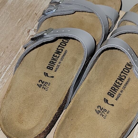 Birkenstock Franca Patent Alloy Sandals Size 42  11 - Picture 6 of 11